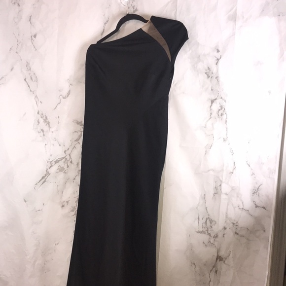 KAUFMANFRANCO Onyx Column Gown dress K13 - Picture 4 of 8